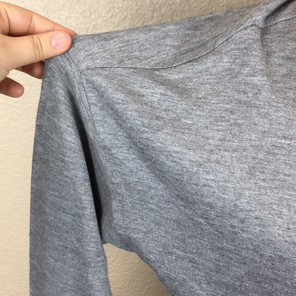 Cloth and Stone Knotted Hooded Sweatshirt Gray M - Picture 4 of 8